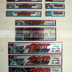 Aluminum Metal Nameplates, Printing Aluminum Sheet With Sticky thumbnail-1
