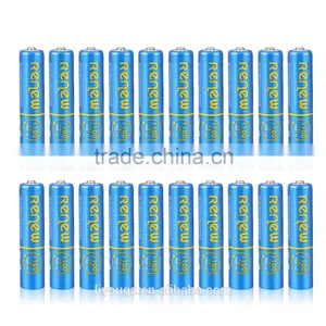 RENEW Brand Ready-To-Use NiMH 1100mAh AAA Rechargeable Batteries, 20 Pack thumbnail-1