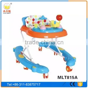 Comfort Softextile Rotating Baby Walker for Sale/baby Trolley Walker With Caster 8 Swivel Wheel thumbnail-4