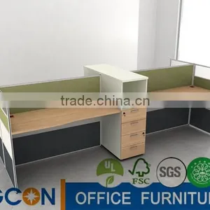 4 People Seat Cubicle Office Workstation thumbnail-1