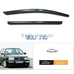 CAR DOOR VISOR RAIN DEFLECTOR FOR GOLF 4 HIB 5D thumbnail-1