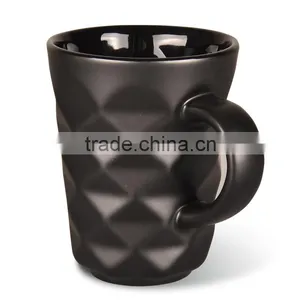 Everich 300ml Porcelain Cups & Ceramic Coffee Mug With Diamond Surface thumbnail-3