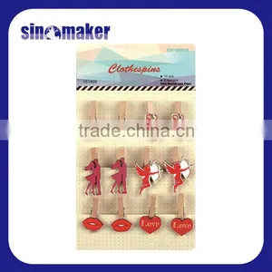 Fashion Mini Wooden Craft Pegs/wooden Clothpin thumbnail-6