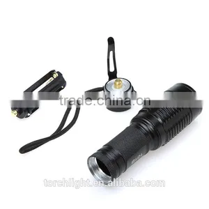 2000Lm CRE E XM-L XML T6 Zoomable Adjustable 18650 LED Led Torch Flashlight thumbnail-5