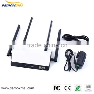Dual Band AC1200 Concurrent 2.4G+5G Wireless Gigabit Router With 4 External Antennas thumbnail-3