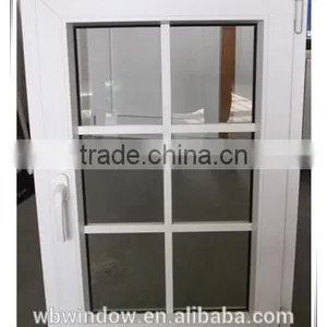 2016 Hot Sale French Style UPVC/PVC Casement Window With Grill Insert thumbnail-3