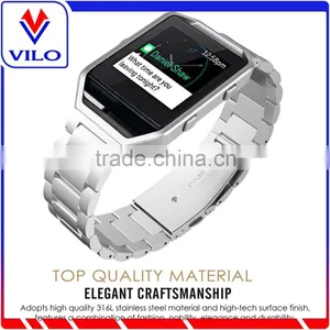 HOCO Stainless Steel Watch Band / Replacement Wrist Band/ Strap for Fitbit thumbnail-3