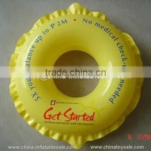 Guangzhou China High Quality Yellow Inflatable Swimming Ring thumbnail-1