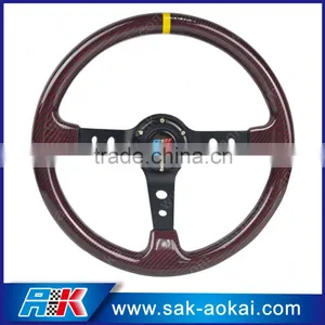 Hot Sale Racing Carbon Steering Wheel thumbnail-1