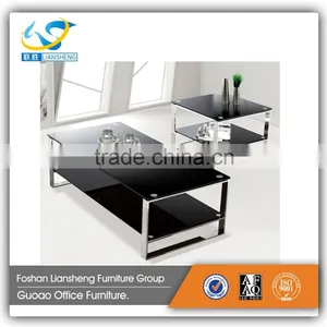 Modern Design Small Tempered Printed Glass Coffee Table CT006 thumbnail-1