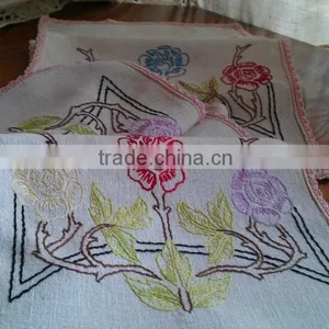 VINTAGE EMBROIDERED TABLE/DRESSER RUNNERS thumbnail-6
