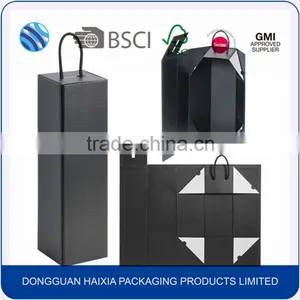 Cardboard Handmade Collapsible Wine Gift Box Wholesale thumbnail-1