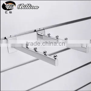 Hot Sale Metal Slatwall Hook Retail Slatwall Bracket Fitting for Glass thumbnail-5