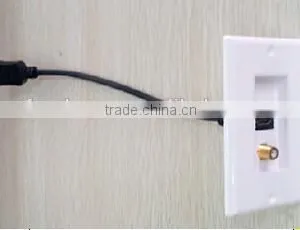 Hot Selling HDMI Wall Plate With One F Connector and One Cable thumbnail-1