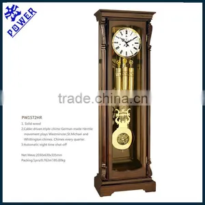 2014 New Product for Grandfather Clock With German Hermle Mechanical Movement Clock, Floor Clocks thumbnail-1
