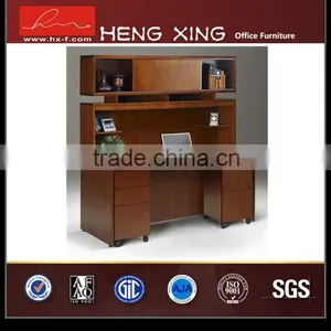 Wooden Director Desk Luxury Executive Desk With Bookcase N0120 thumbnail-4