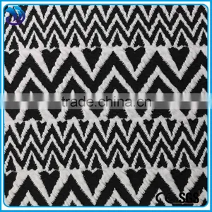 Classcial Design White and Black Formal Jacquard Fabric for Garment thumbnail-3