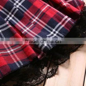 2015 New Fashion School Girl Sex Blouse Skirt Dress thumbnail-6