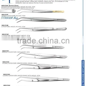 Cotton Pliers, Meriam Tweezer, Dental Tweezers and Pliers Dental Instruments thumbnail-1