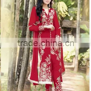 FASHIONABLE GEORGETTE DESIGNER SUIT thumbnail-3