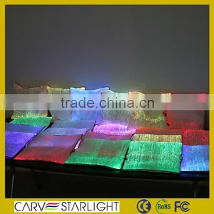 Fiber Optic Led Light Luminous Glow in the Dark Pillow Case thumbnail-3
