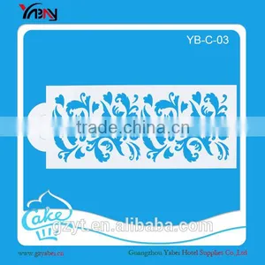 Fashion Design Flower Cake Stencil thumbnail-1