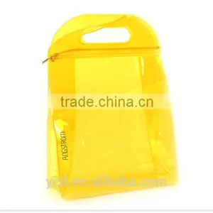 YCD Yellow PVC Packing Tote Bag thumbnail-1