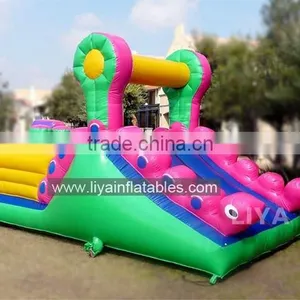 Mini Inflatable Bouncer Slide Produced by Nylon or PVC Tarpaulin Material thumbnail-1