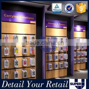 Manufactories From China High Quality Tailor Made Wooden Mobile Phone Shop thumbnail-4