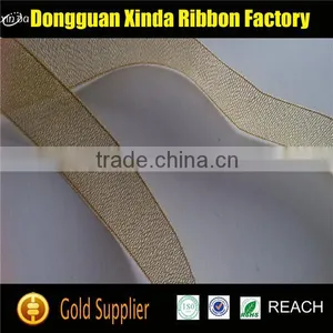 Hot Sale Fancy Cheap Custom Glitter Organza Ribbon thumbnail-4