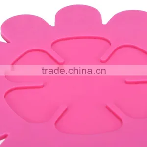 Flower Shape Coasters Silicone Placemat thumbnail-4