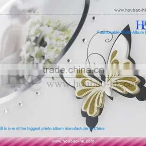 Factory Direct Sale 8x12 Crystal Butterfly Shape Photo Frame thumbnail-3