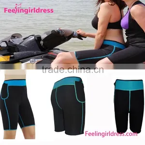 Unisex Neoprene Black Body Shaper Sport Slimming Pants thumbnail-1