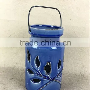 Ceramic Pierced Lantern thumbnail-2