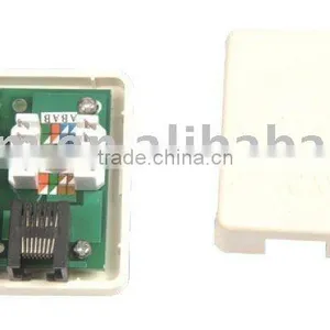 Cat.5e P.c.b.dual Port Surface Mount Box thumbnail-1