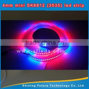 Addressable Rgb Led Strip 4mm Smd 3535 Rgb Mini Sk6812 Led Strip thumbnail-4