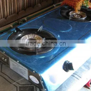 OEM Best Price Portable Double Burner Biogas Stove for Cooking thumbnail-4