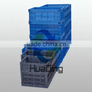 Colorful Foldable Plastic Vegetable and Fruit Storage Boxes thumbnail-5