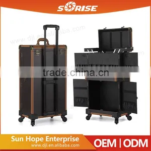 Professional & Stylish Pvc Trolley Beauty Case, Pvc Wheeled Makeup Case, Pvc Trolley Hairdressing Case thumbnail-1