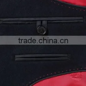 2014 New Style 100% Cashmere Classic Black Overcoat Wool Cashmere Men thumbnail-2