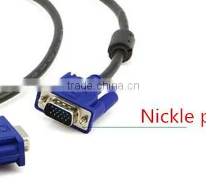 Ferrite Cores Nickel Plated VGA HD15 Male to Male Cable (6 Feet) thumbnail-1