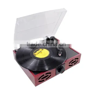 Antique Phonograph 3 Speed LP Turntable Record Player thumbnail-4
