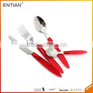 Factory Set Fork Spoon and Knife, 24 Pcs Stainless Steel Cutlery, Cutlery Set Plastic thumbnail-6