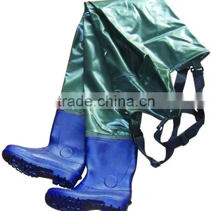 CHEST WADER, FISH PVC PANTS,RAIN BOOT thumbnail-1