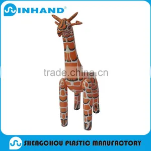Custom Pvc Inflatable Giraffe Promotional Animal Toy thumbnail-1