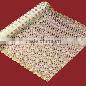 PVC Long Lace Table Cloth thumbnail-1