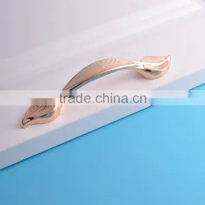 Industrial White Red Amber Color Leaf Shape Furniture Zinc Alloy Handle Window Handles and Knob thumbnail-2