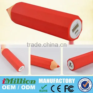 Custom Pvc Rubber Pencil Shape Power Banks Promotional thumbnail-1