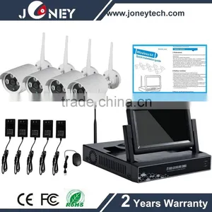 1.3MP IP Camera 4ch Wifi All-in One NVR 7 Inch Monitor Wireless Nvr Kit thumbnail-1