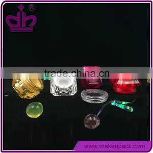 5g Colorful Plastic Diamond Cosmetic Sample Jar for Sale thumbnail-3